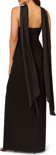 Bonded Crepe Gown