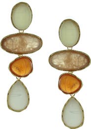 OLIVIA WELLES Stepping Stone Drop Earrings