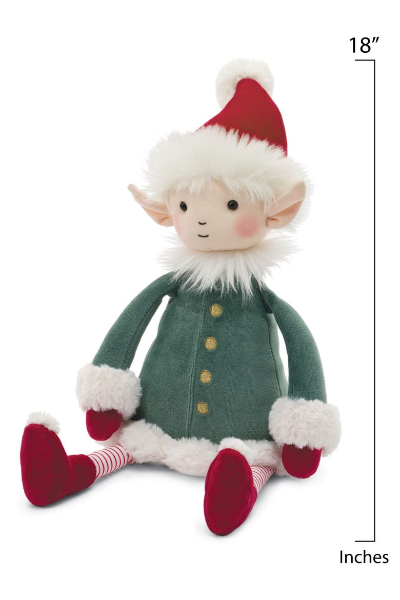 Elf Stuffed Doll, Alternate, color, GREEN/ RED