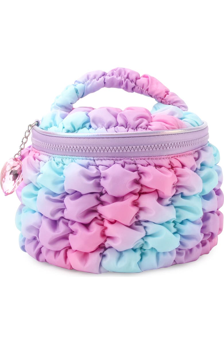 OMG Accessories Kids' Scrunch Ombré Train Case, Main, color, Orchid