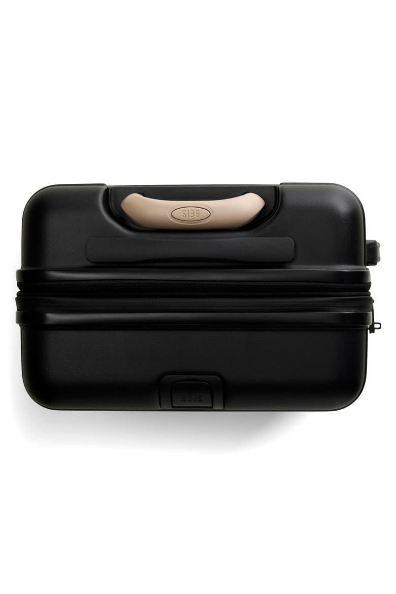 The Carry-On Roller Suitcase, Alternate, color, BLACK