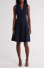Calvin Klein Sleeveless A-Line Dress