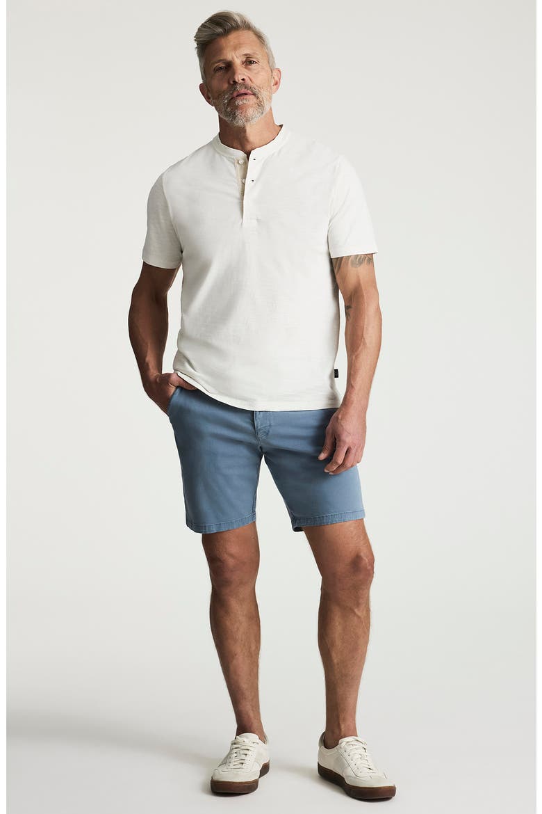 Arizona Slim Fit Flat Front Twill Chino Shorts, Alternate, color, FLINT STONE TWILL