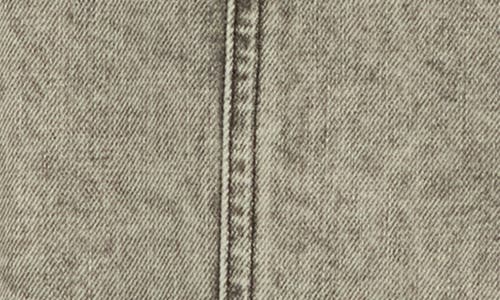 Isabel Marant Étoile Vandy Button Front Denim Skirt In Gray