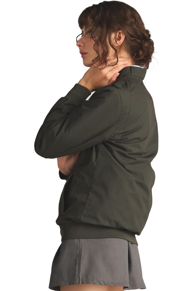 Classic Iconic Racer Jacket, Alternate, color, Dark green