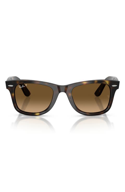 50mm Wayfarer Ease Polarized Sunglasses
