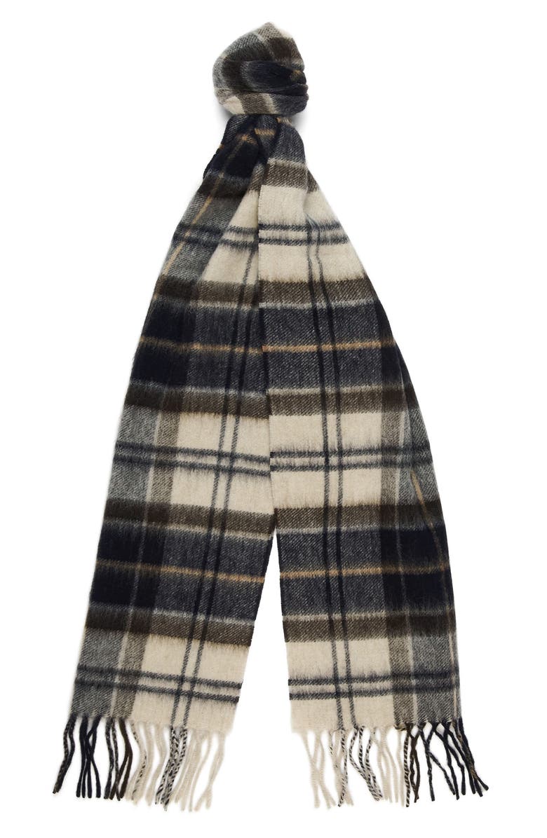 Barbour Tartan Wool & Cashmere Scarf, Alternate, color, 
