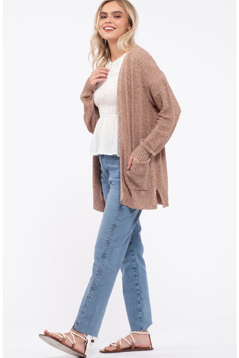 Blu Pepper Knit Pattern Cardigan (Women) | Nordstromrack