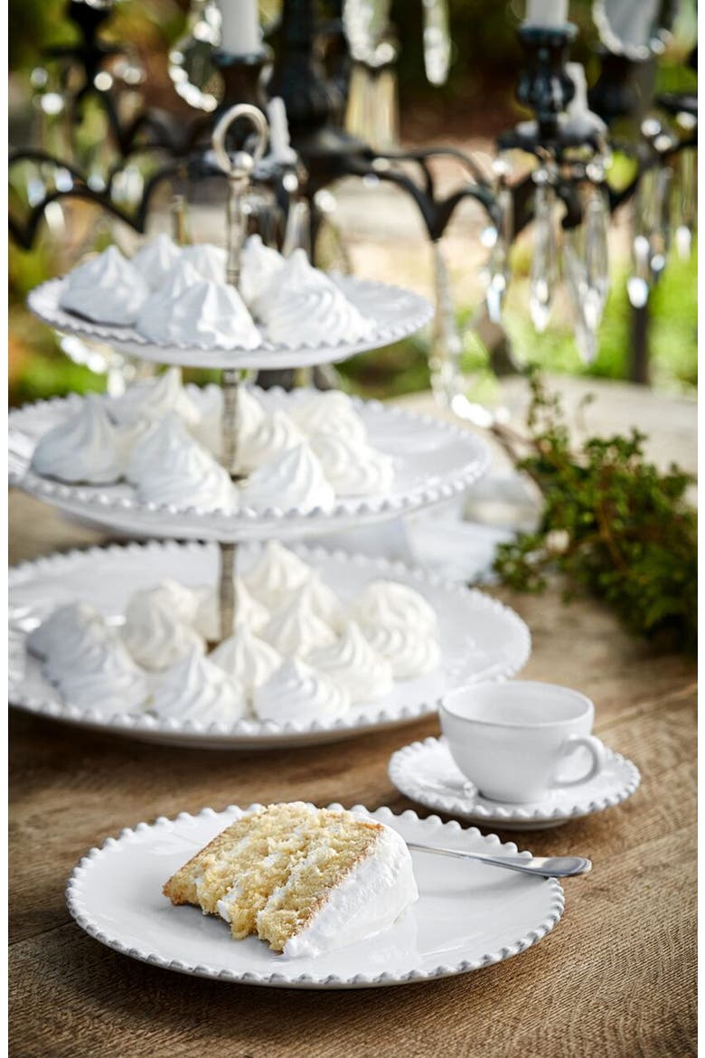 Pearl Three-Tier Centerpiece, Alternate, color, WHITE