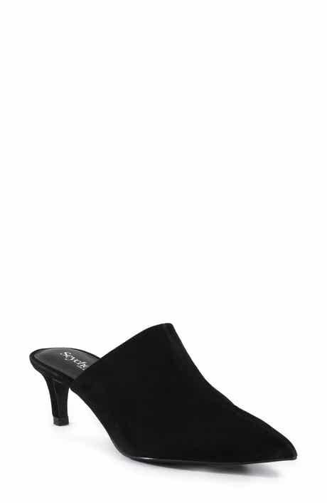 Seychelles Obsession Pointed Toe Kitten Heel Mule