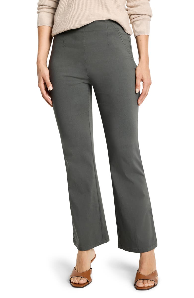 NIC+ZOE Berkeley Wonderstretch Ankle Bootcut Pants, Main, color, Shale