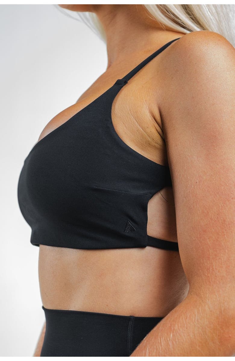 Vitality Cloud II Strappy Bra, Alternate, color, Midnight