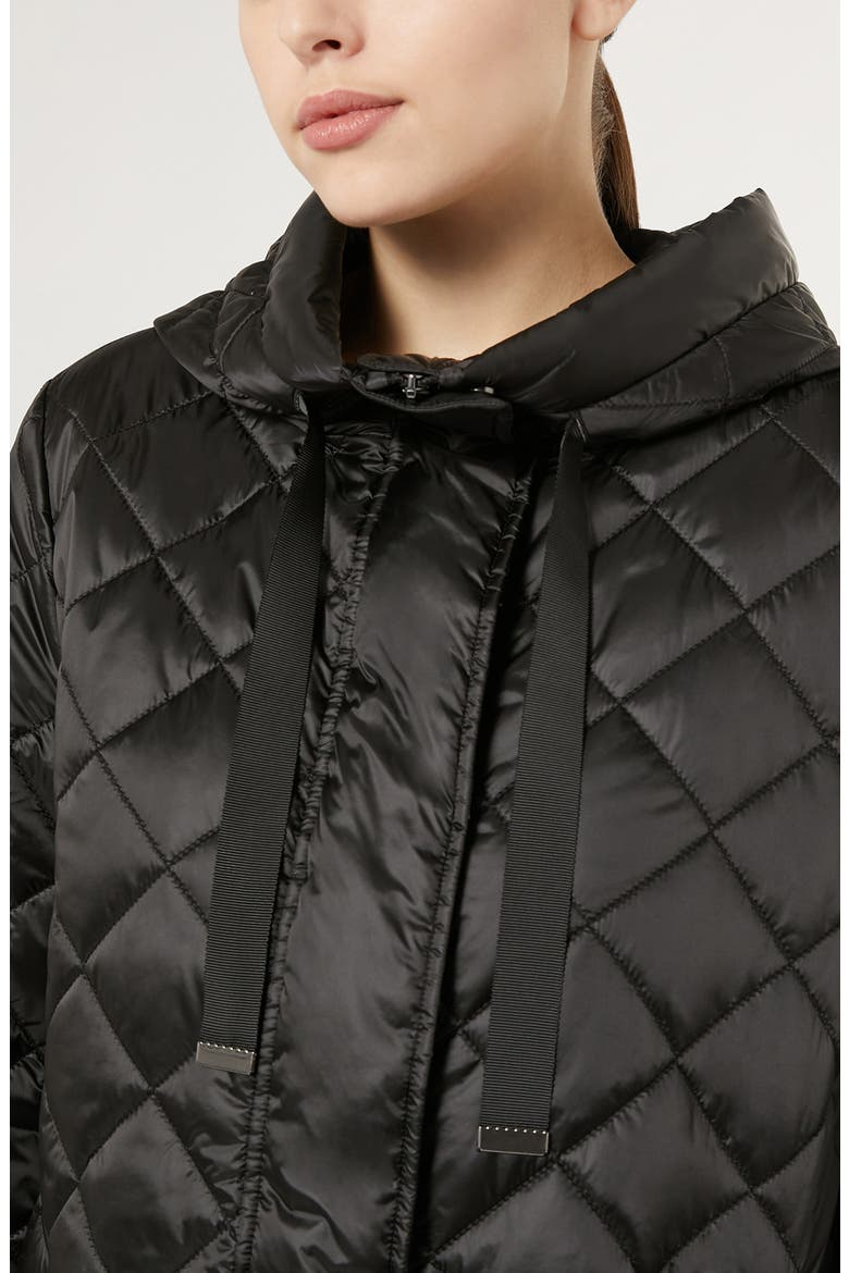 Blasone Water Repellent Quilted Jacket, Alternate, color, BLACK