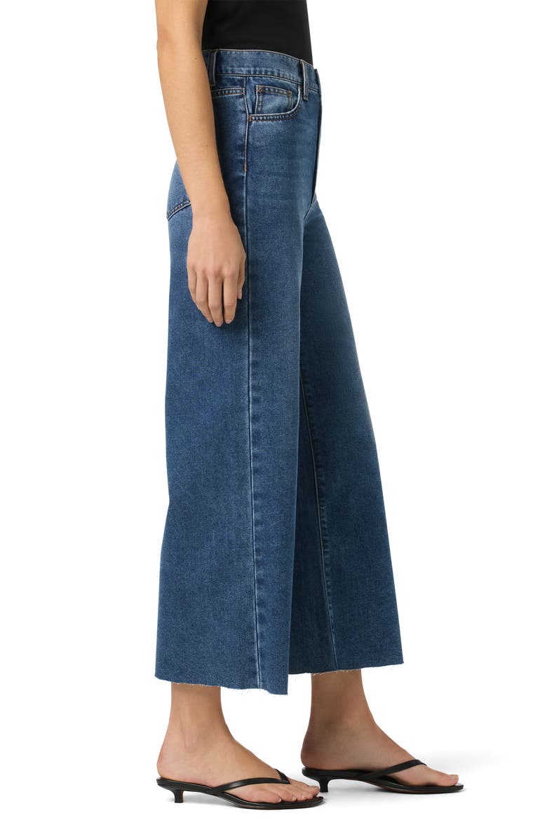 Joe's Raw Hem High Waist Crop Wide Leg Jeans, Alternate, color, Nereo