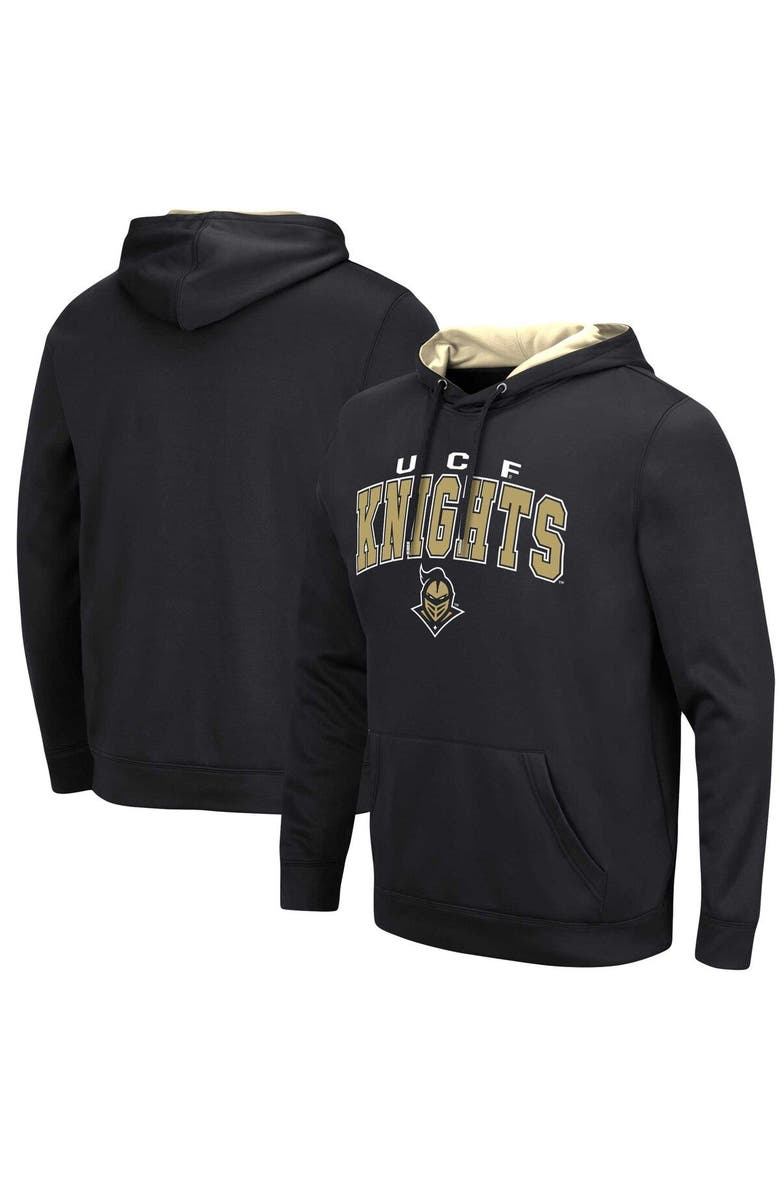 COLOSSEUM Men's Colosseum Black UCF Knights Resistance Pullover Hoodie, Main, color, 