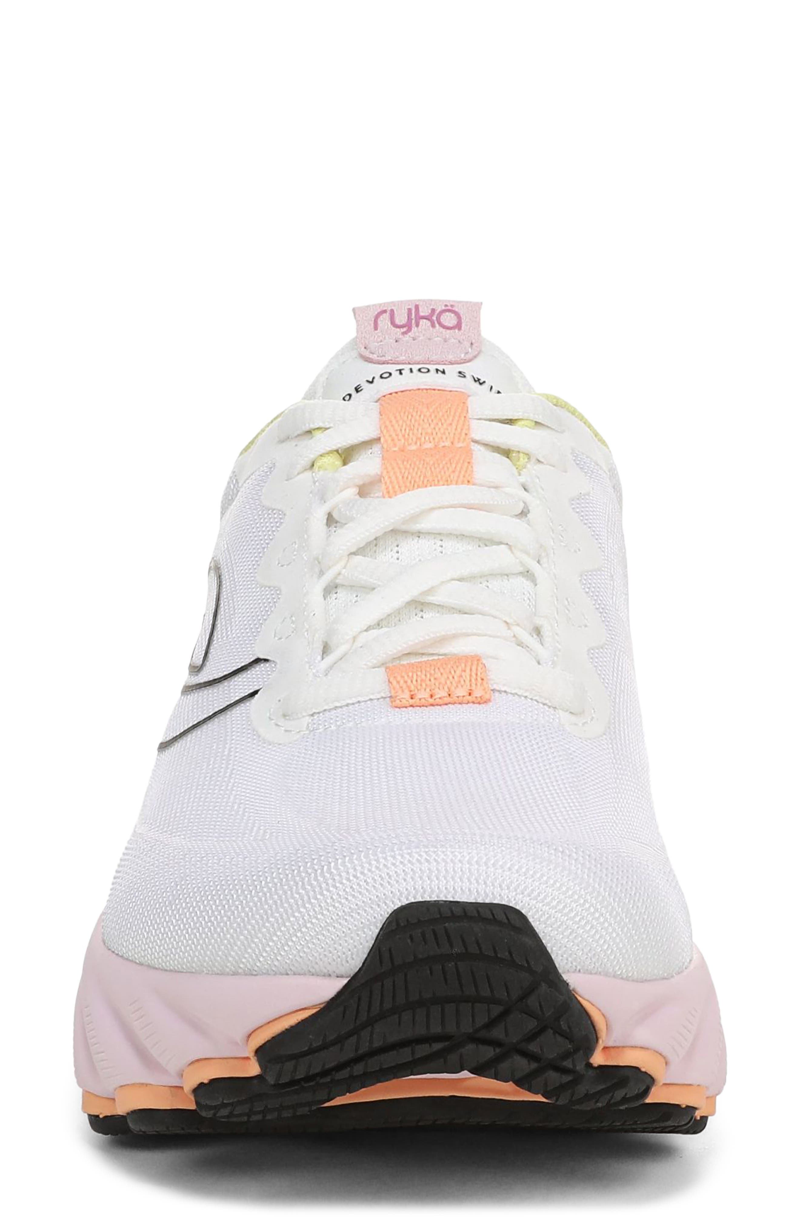 Devotion Swift Walking Sneaker, Alternate, color, BRILLIANT WHITE