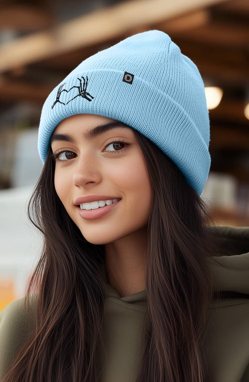 Dalix Heart Of Bones Beanie In Beige