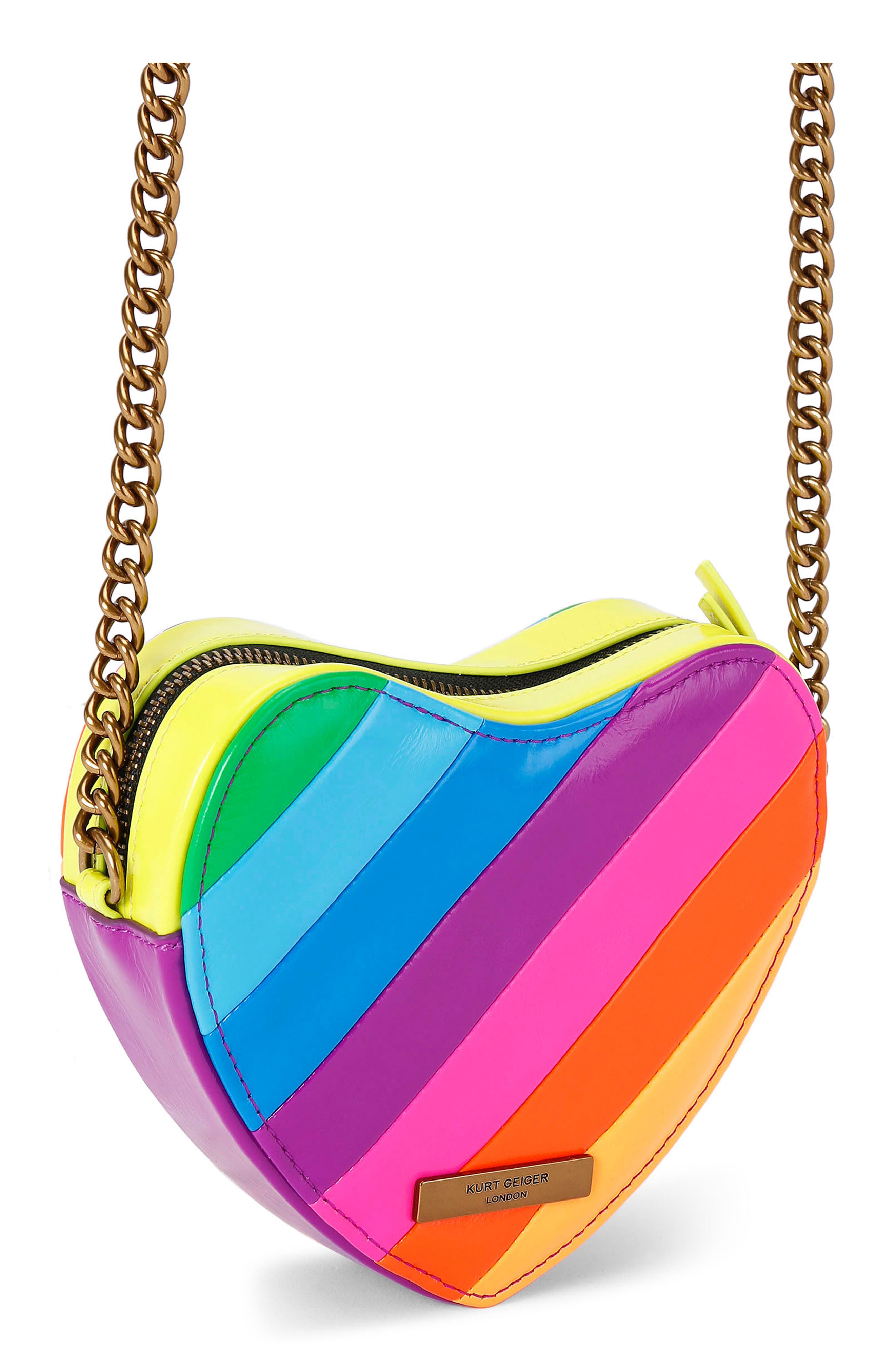 Kurt Geiger London Kensington Heart Crossbody Bag, Alternate, color, 