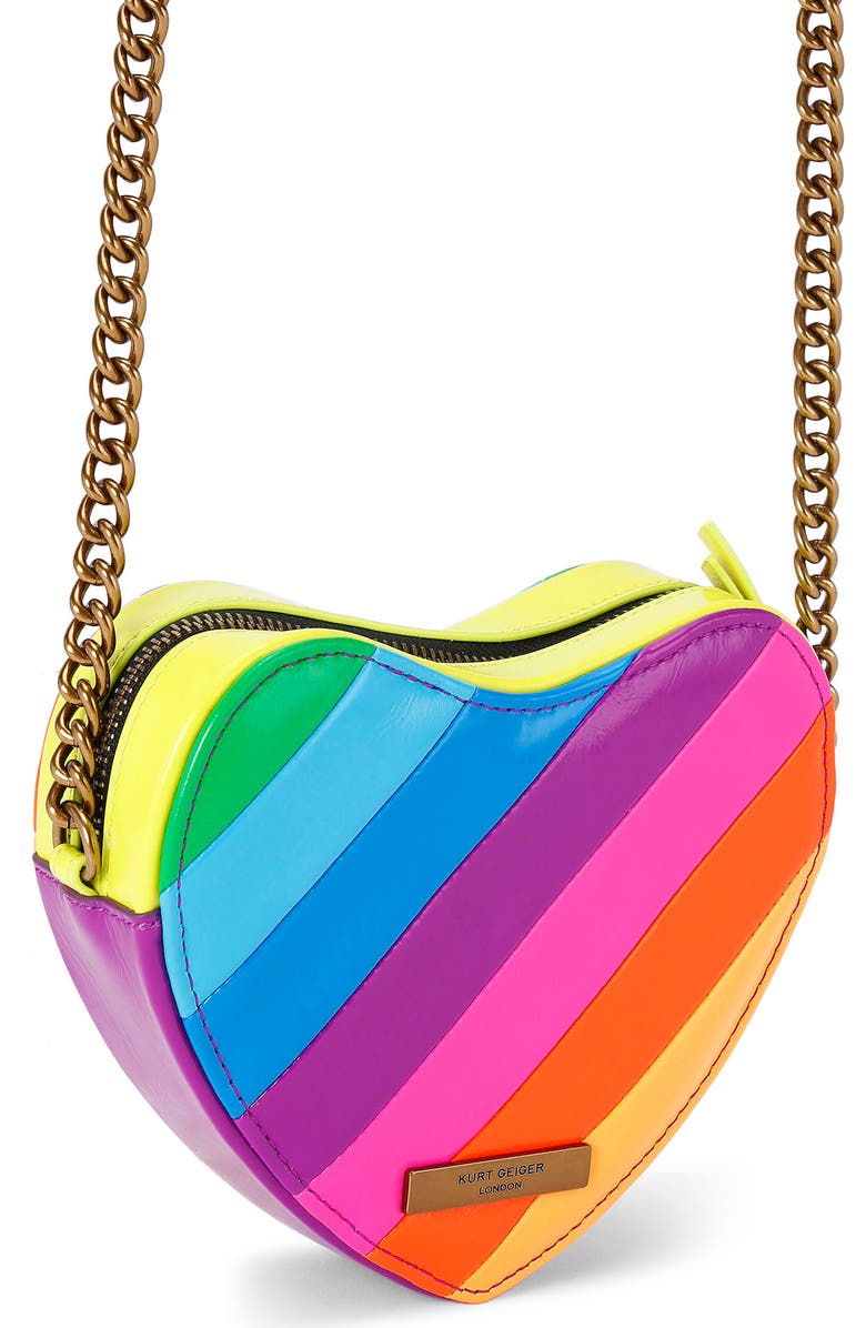 Kurt Geiger London Kensington Heart Crossbody Bag, Alternate, color,