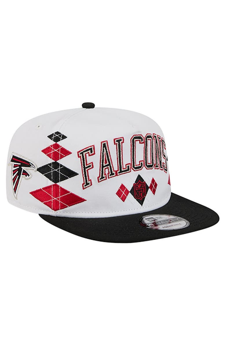 New Era Men's New Era White Atlanta Falcons Argyle 19TWENTY Adjustable Hat, Main, color, White