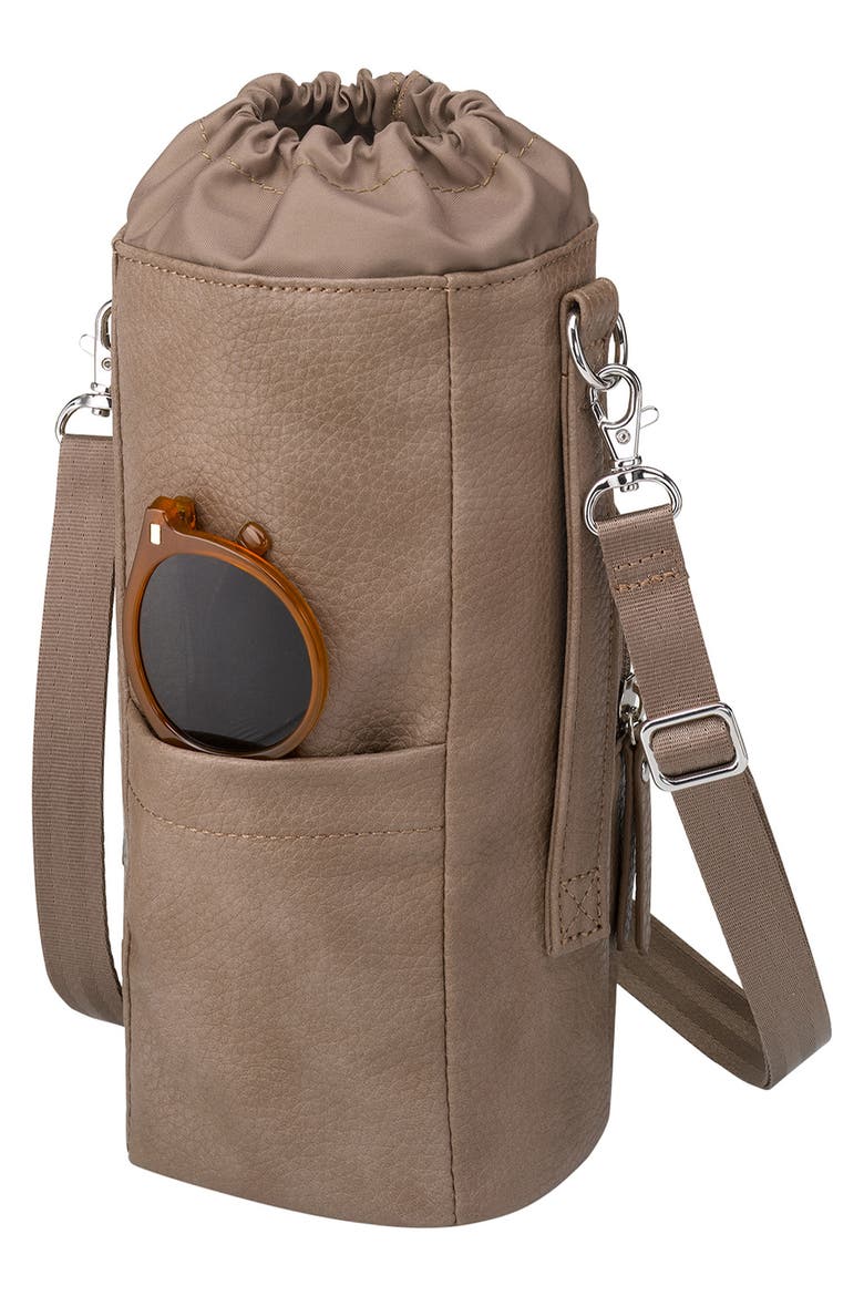 Viva Water Bottle Crossbody Bag, Alternate, color, MINK