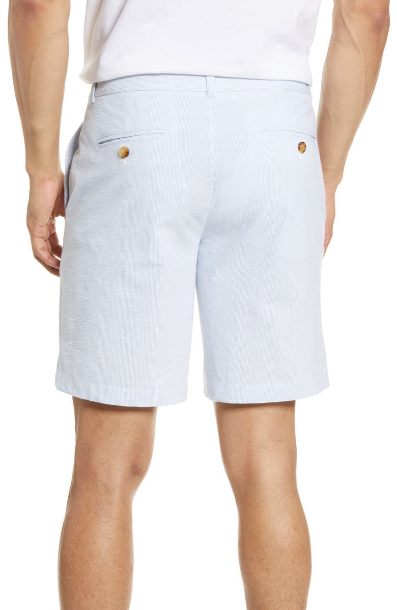 vineyard vines Flat Front Seersucker Shorts, Alternate, color,