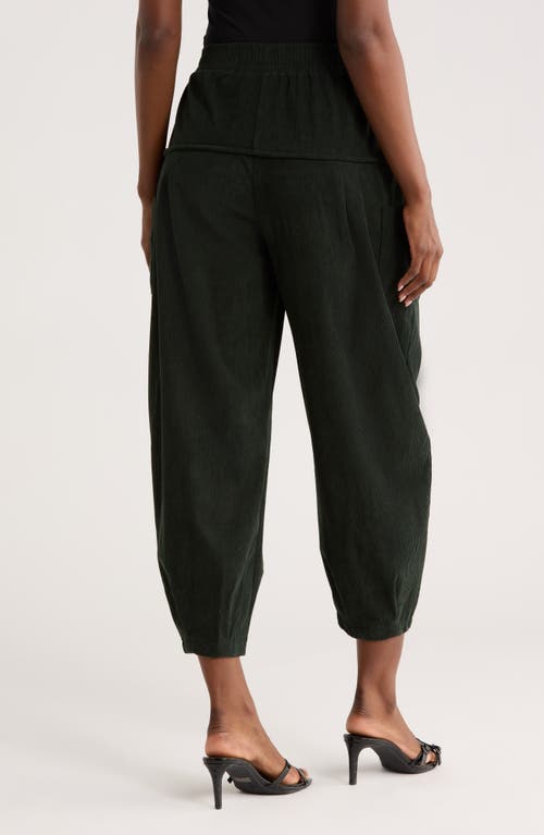 Patrizia Luca Corduroy Cargo Pants In Green