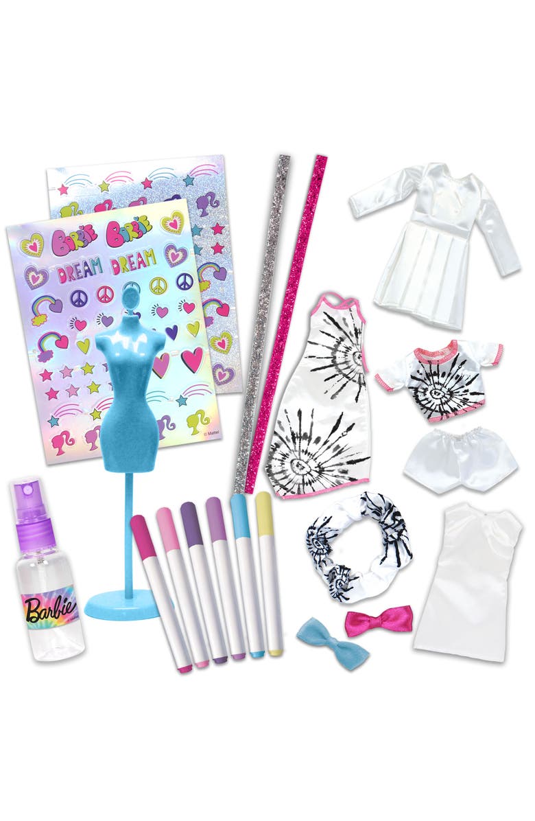Barbie Tiedye Be A Real Fashion Designer Doll Clothes Designing Kit, Alternate, color, Multicolored