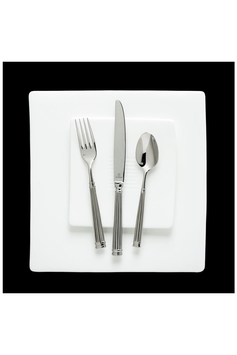 Doria 20-Piece Place Setting, Alternate, color, SILVER