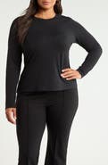 Nordstrom Pima Cotton & Tencel Modal Long Sleeve T-Shirt