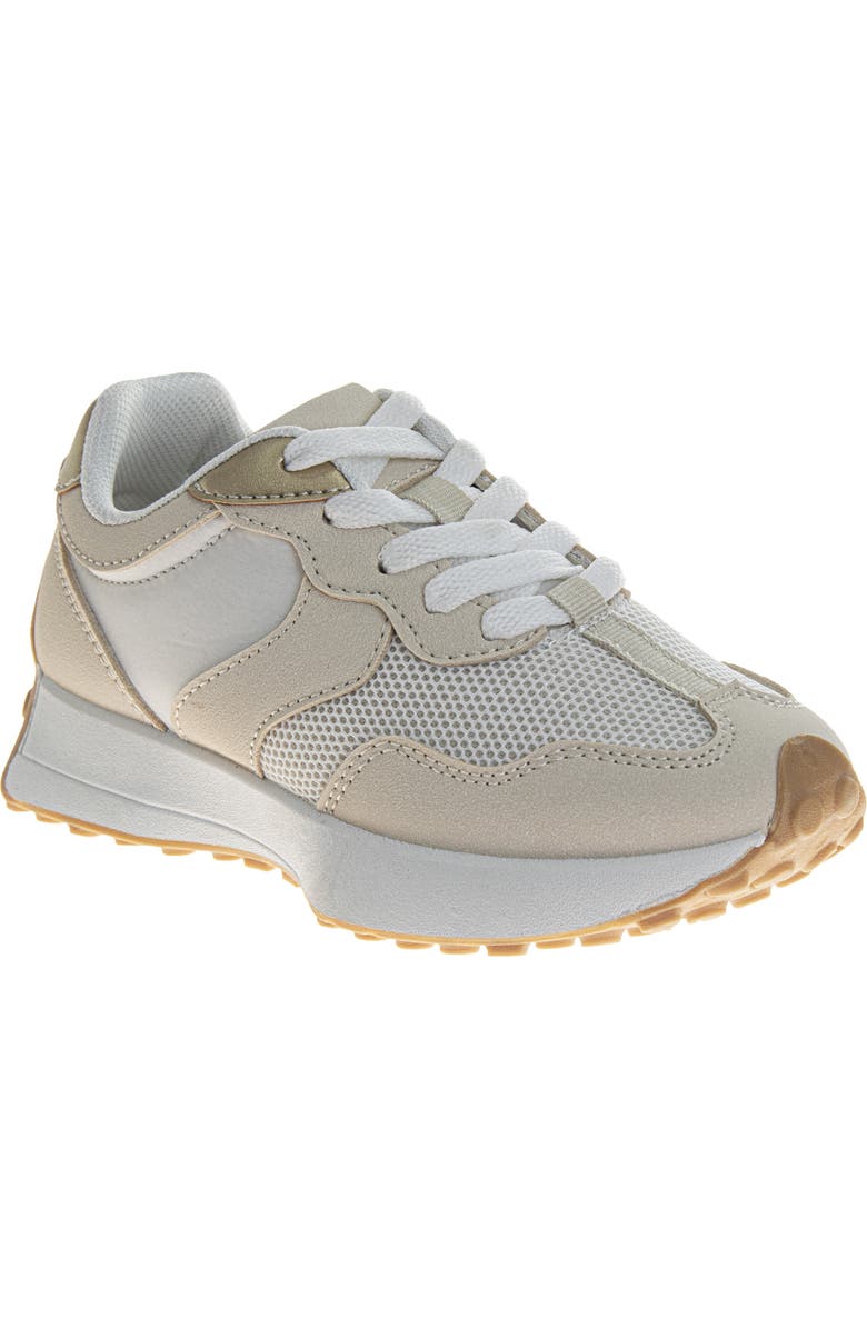 Kensie Kids' Layered Mesh Lace-Up Sneaker, Main, color,