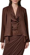 Donna Karan New York Drape Front Jacket