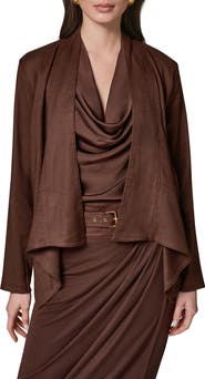 Donna Karan New York Drape Front Jacket