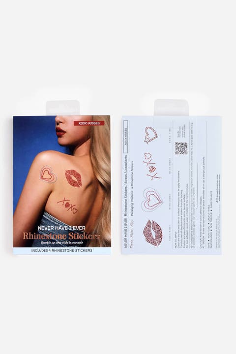 Kisses Rhinestone Tattoo Set