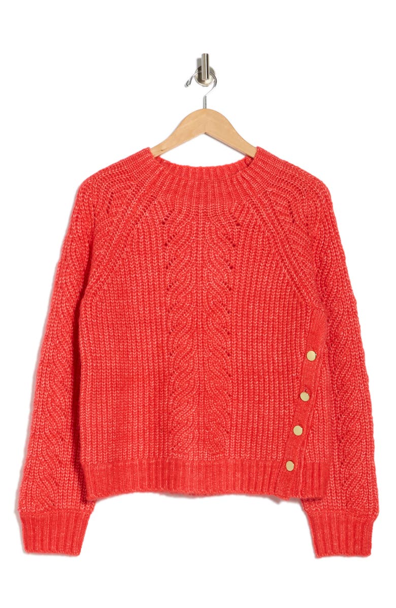 Love Token Gail Sweater, Alternate, color, Fire