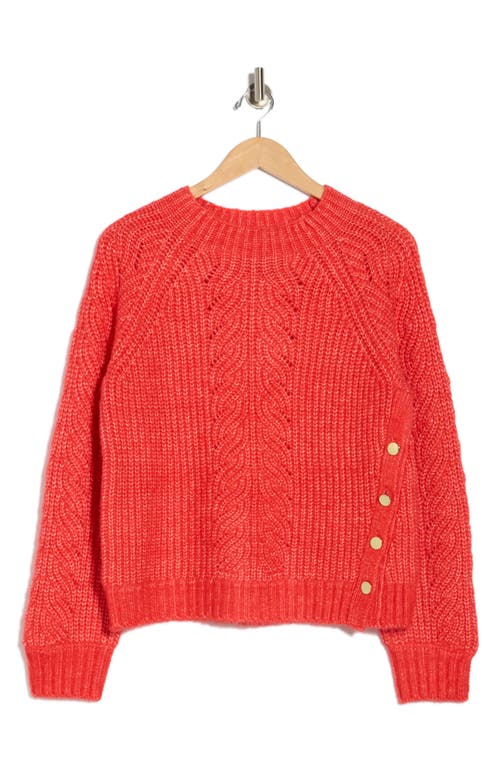 Love Token Gail Sweater In Red