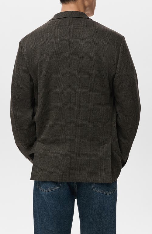 Mango Slim Fit Blazer In Blue