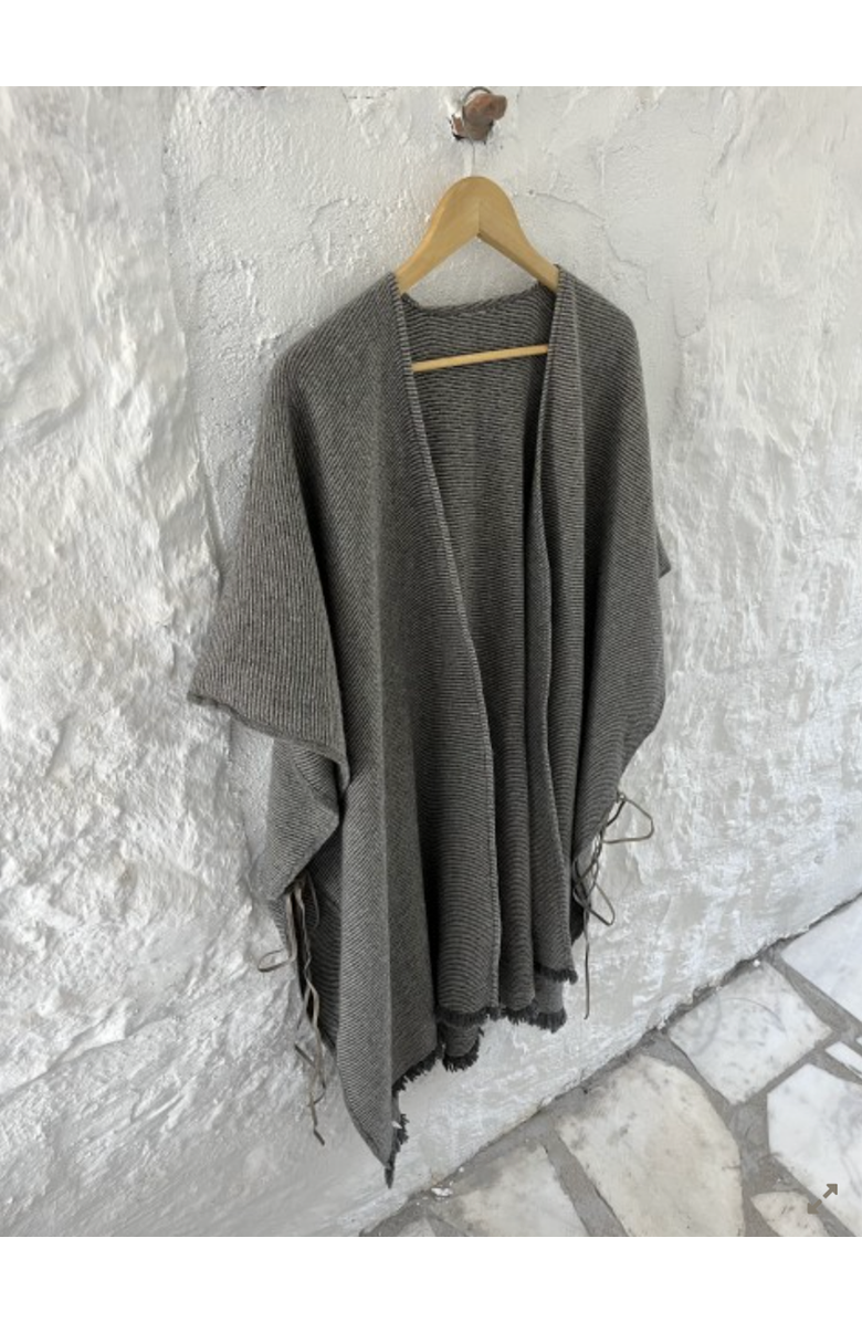 loom.ist Wool Poncho, Main, color, Grey