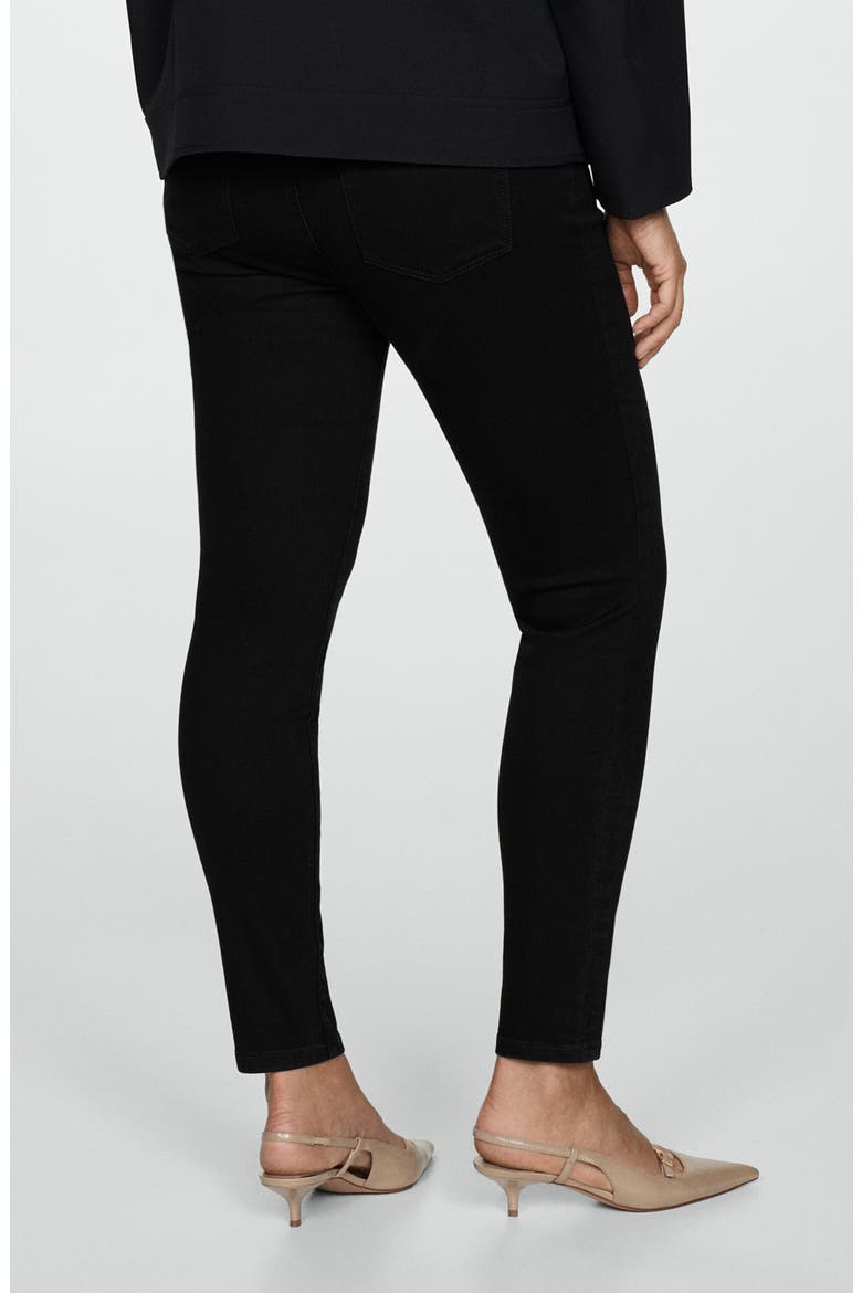 Maternity Ankle Skinny Jeans, Alternate, color, BLACK DENIM