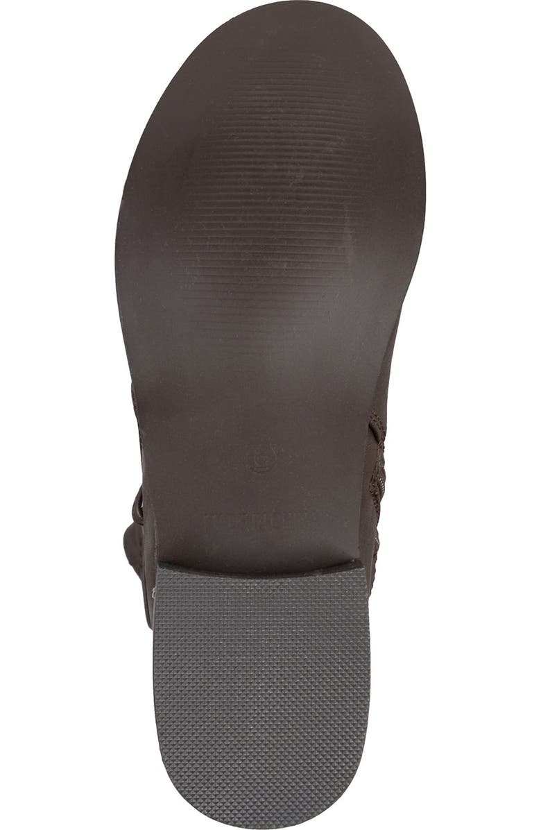 Journee Collection JOURNEE Harley Buckle Tall Boot, Alternate, color, Brown