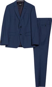 BOSS Melange Virgin Wool Suit