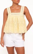 Petal & Pup Aideen Sleeveless Eyelet Top