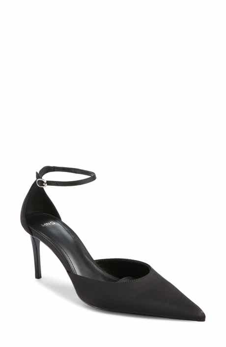 MANGO Satin Court Pump