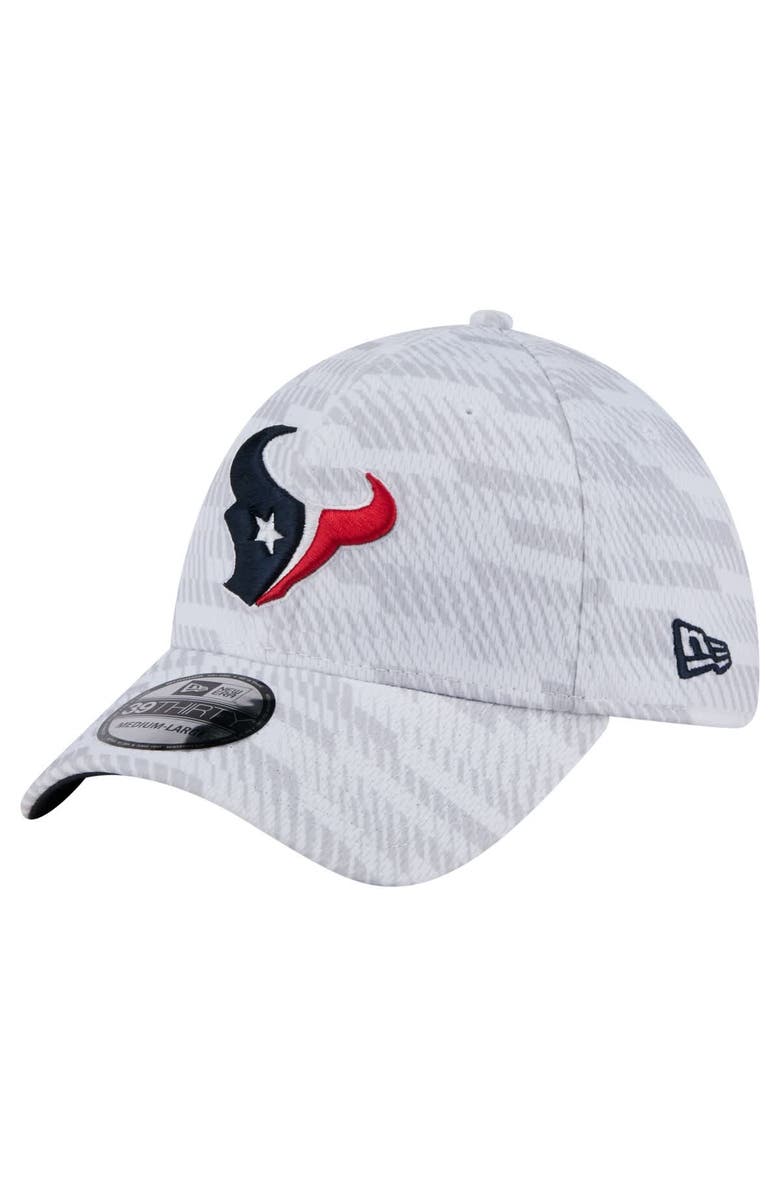 New Era Men's New Era White Houston Texans Gameday Graded 39THIRTY Flex Hat, Main, color,