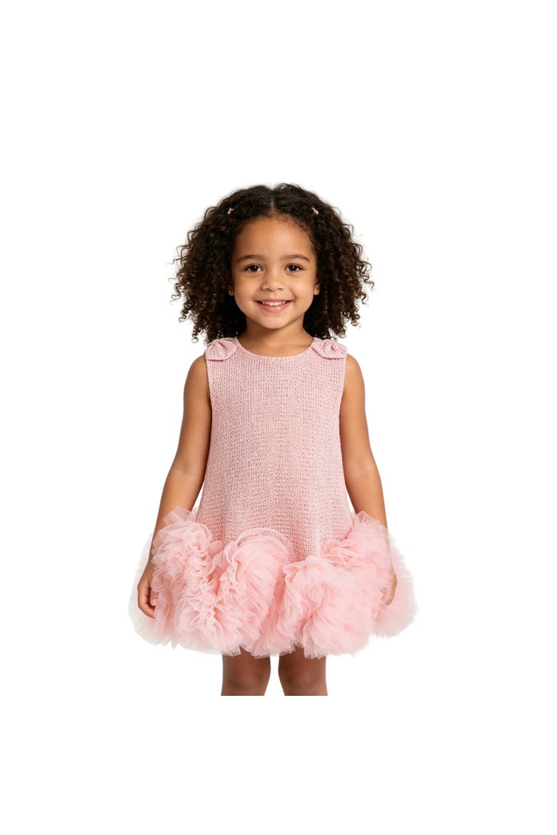 Kanya Ruffled Tulle Dress, Alternate, color, Pink