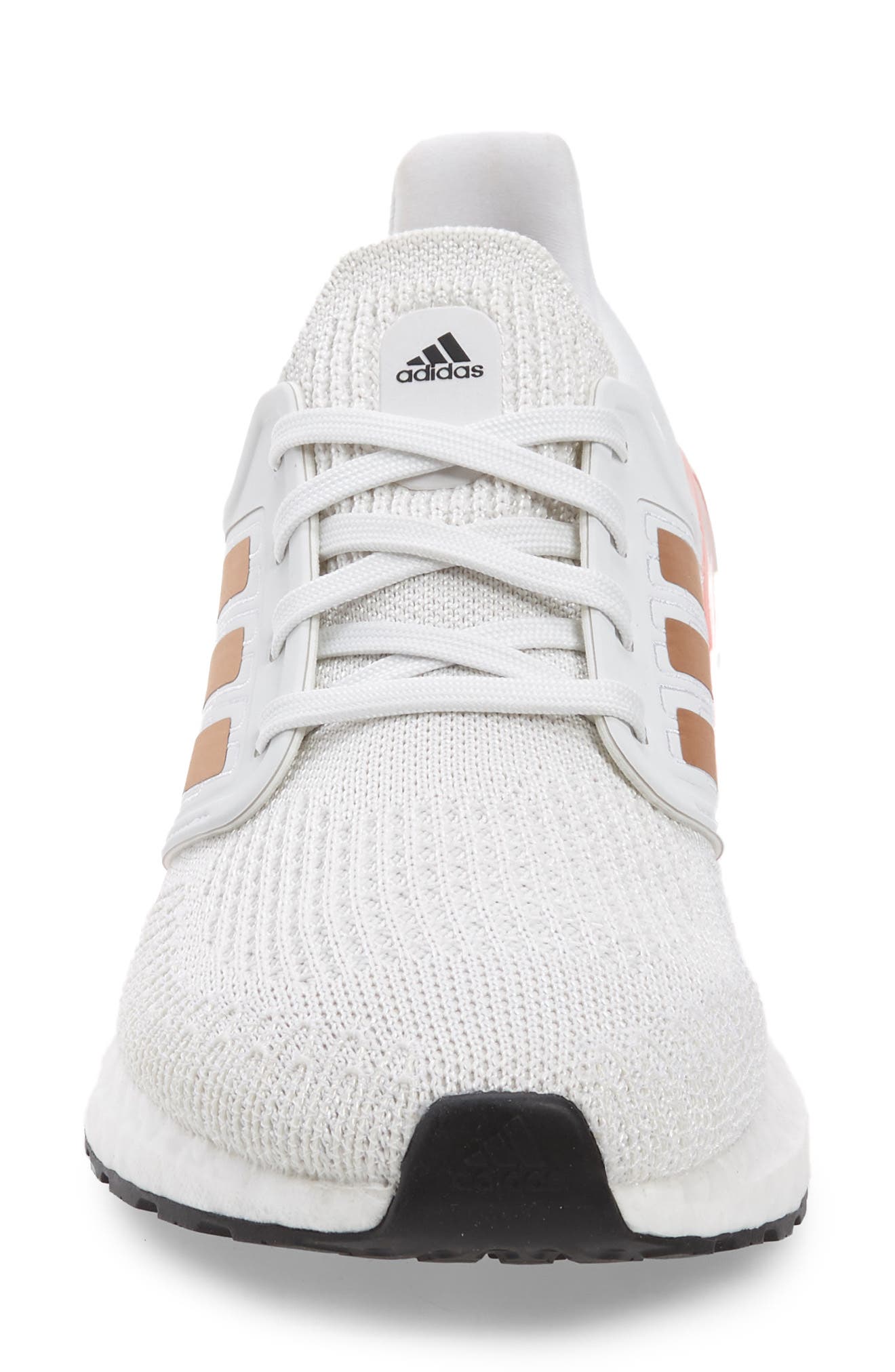 UltraBoost 20 Running Shoe, Alternate, color, CRYSTAL WHITE/ COPPER / RED