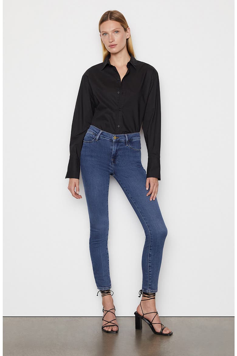 Le High Ankle Skinny Jeans, Alternate, color, HART