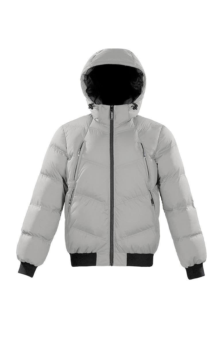 Triple F.A.T. Goose Reizen Men's Down Puffer, Alternate, color, Quiet Grey