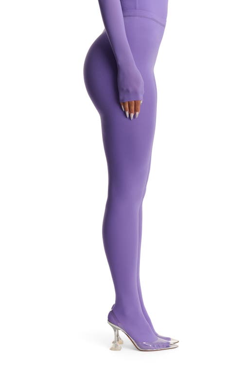 Naked Wardrobe Closed Toe Leggings In Purple