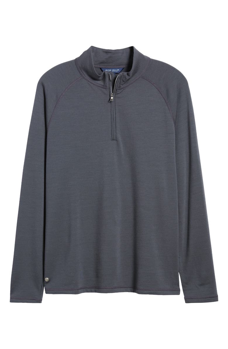 Peter Millar Crown Crafted Excursionist Flex Performance Merino Wool Blend Pullover, Alternate, color,